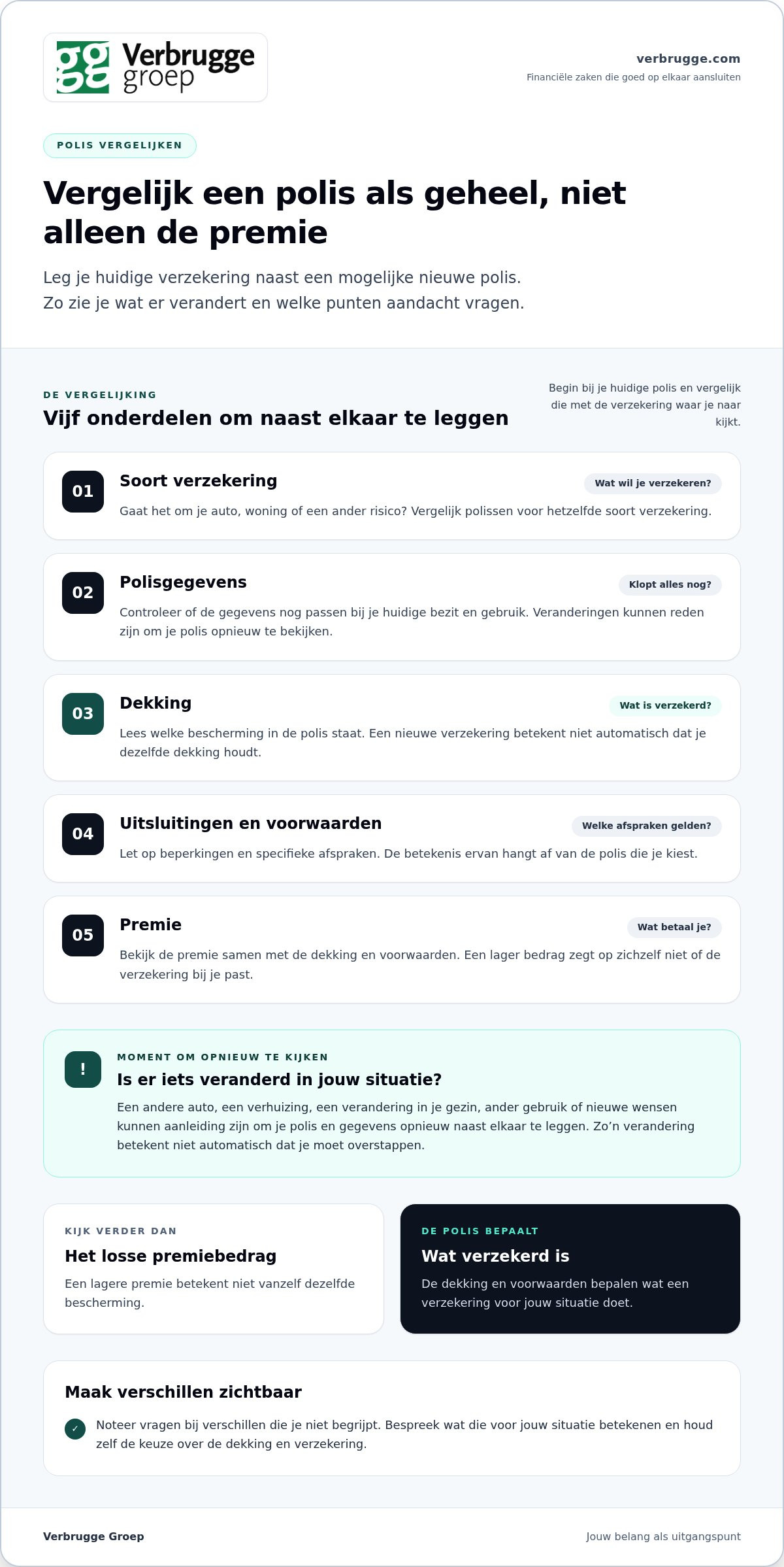 Gratis overstapservice verzekeringen via Verbrugge, ook ZLM en Klaverblad